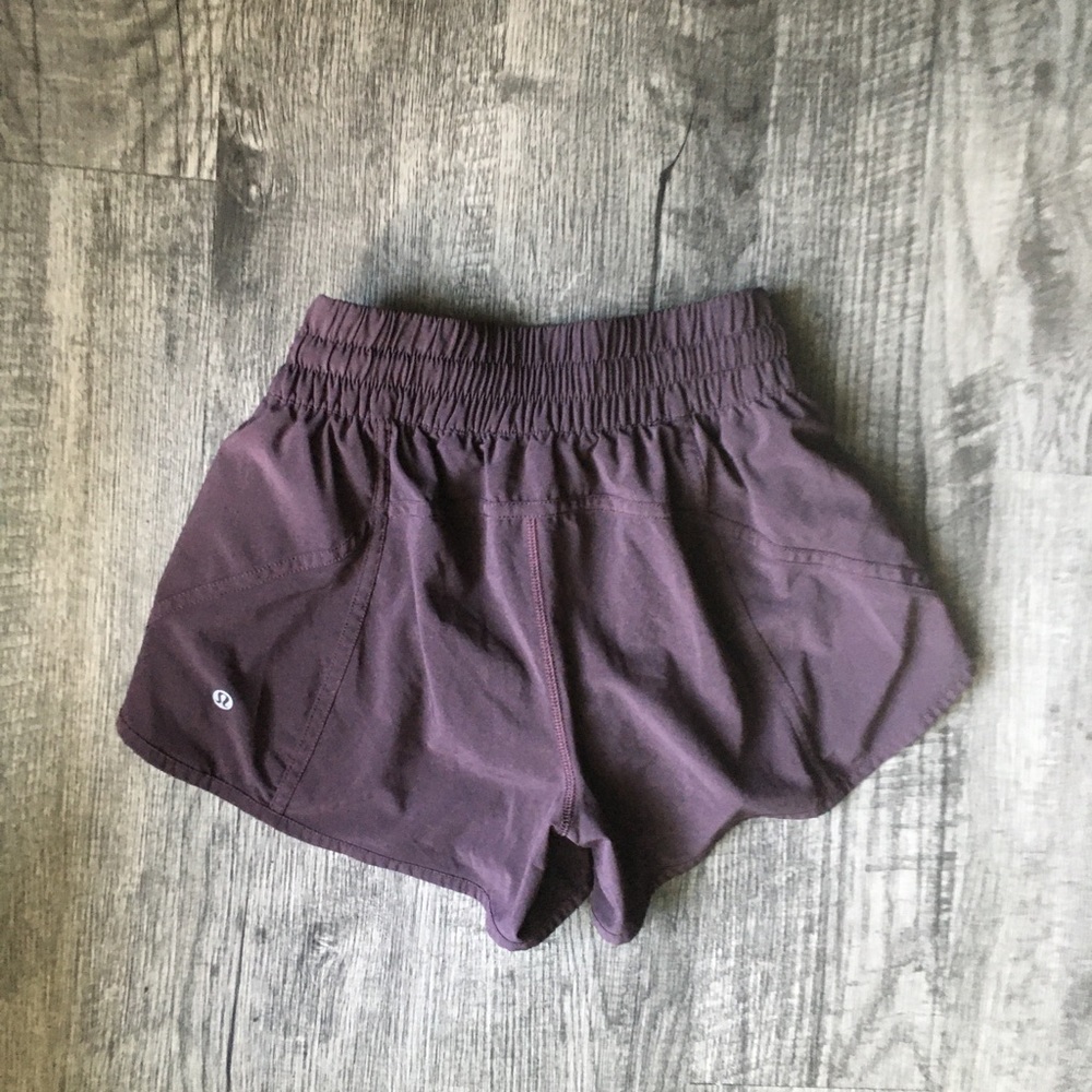 Lululemon ,dark maroon shorts(4)
